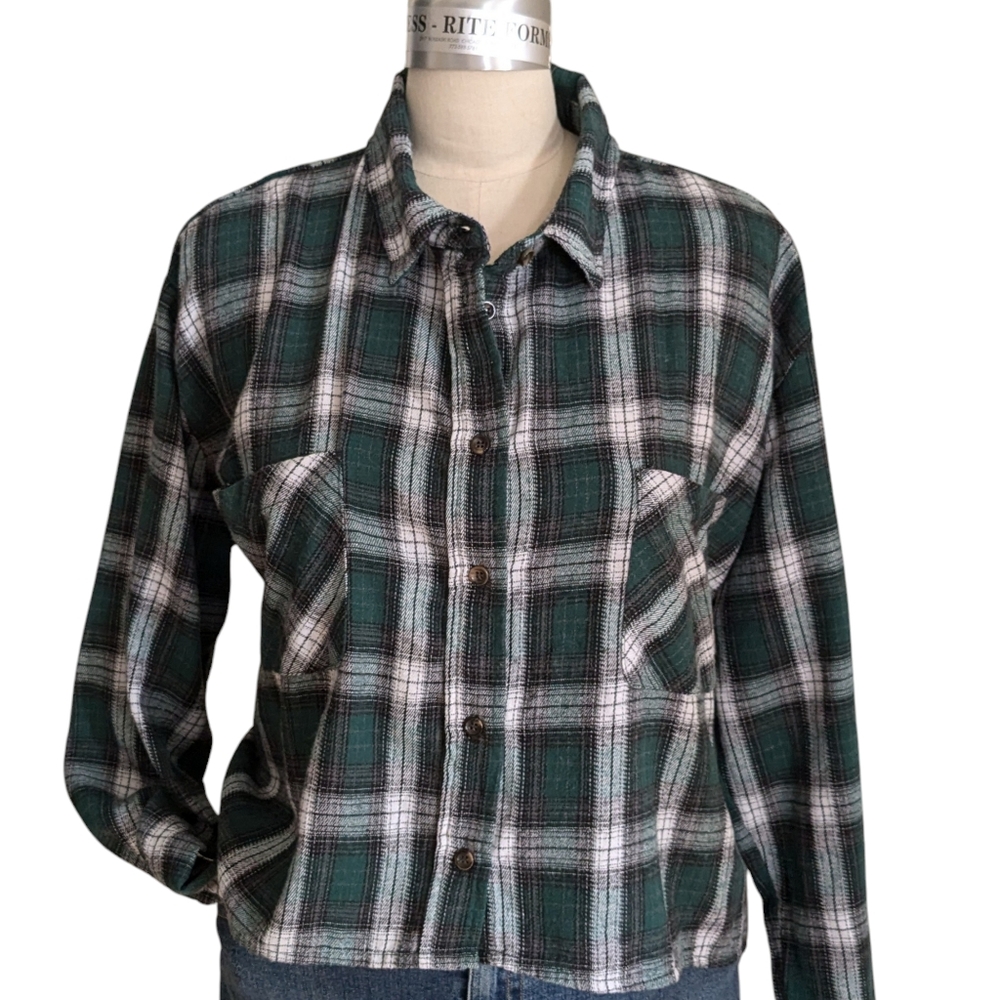 Fashion Nova Briella Plaid Shirt Size 1X